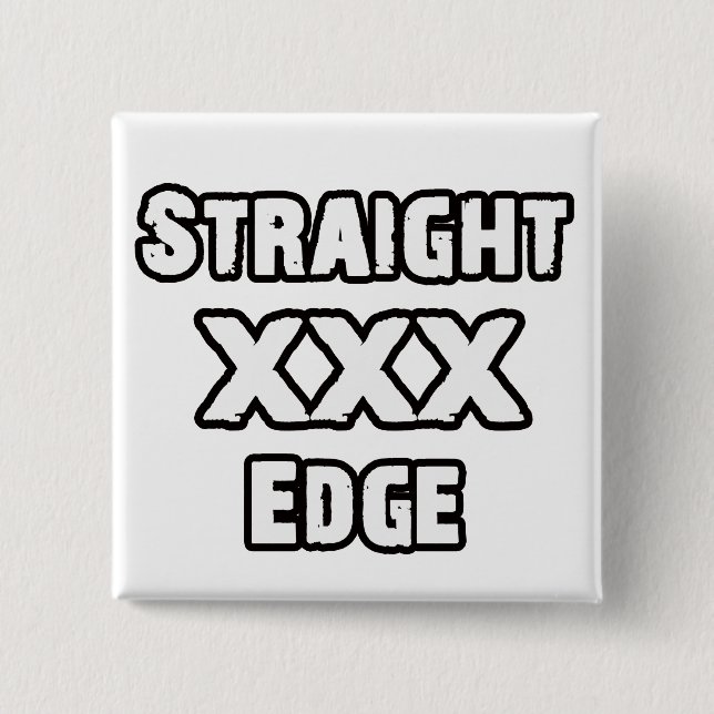 Straightedge button (Front)