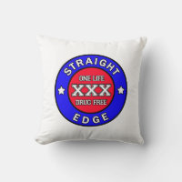Straightedge pillow