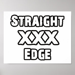 Straightedge Poster