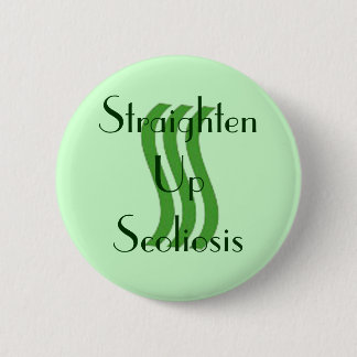 Straighten Up Scoliosis Button