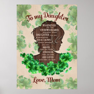 Straighten Your Crown - Best Gift For Daughter Gal Poster