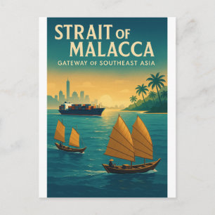 Strait of Malacca – Gateway of Southeast Asia Postcard