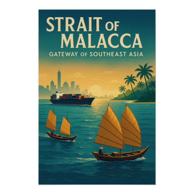 Strait of Malacca – Gateway of Southeast Asia Poster (Front)