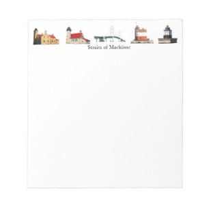 Straits of Mackinac notepad