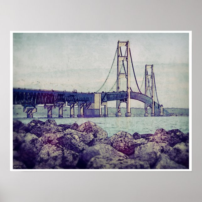 Straits of Mackinac Poster (Front)