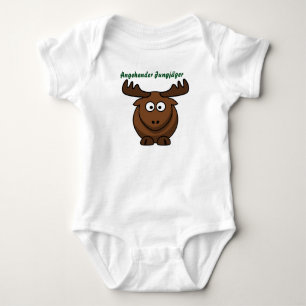 Strammpler for the approaching young hunter baby bodysuit