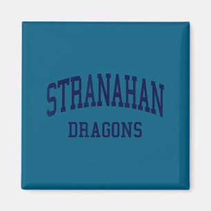 Stranahan high school hs fort lauderdale fl retro magnet