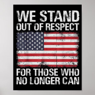 Strand Out Of Respect For Those Who Longer Can Poster