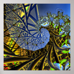 'Strand Wave' Poster