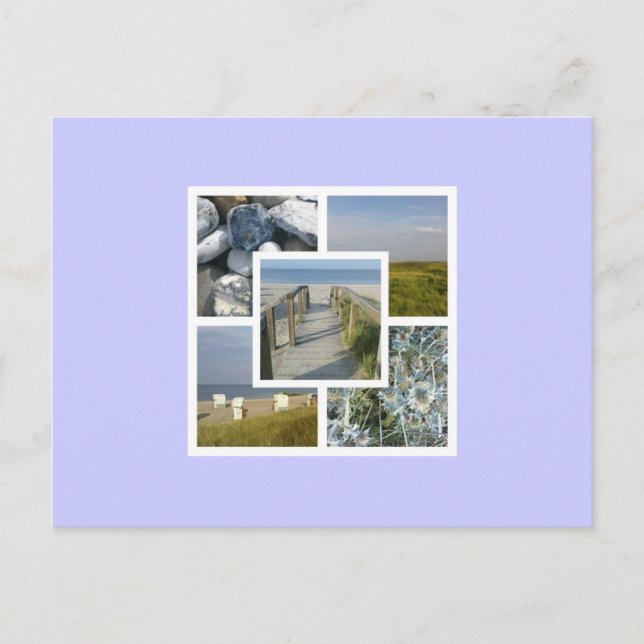 Strandcollage Postcard (Front)
