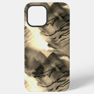 Strange abstract mosaic with shock of tones iPhone 12 pro max case