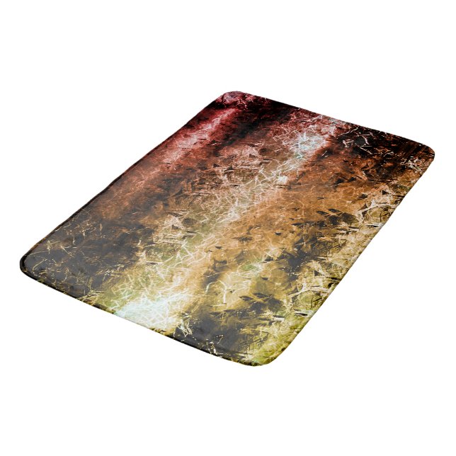 Strange aged fibrous texture and dirt or burnt bath mat (Angled)