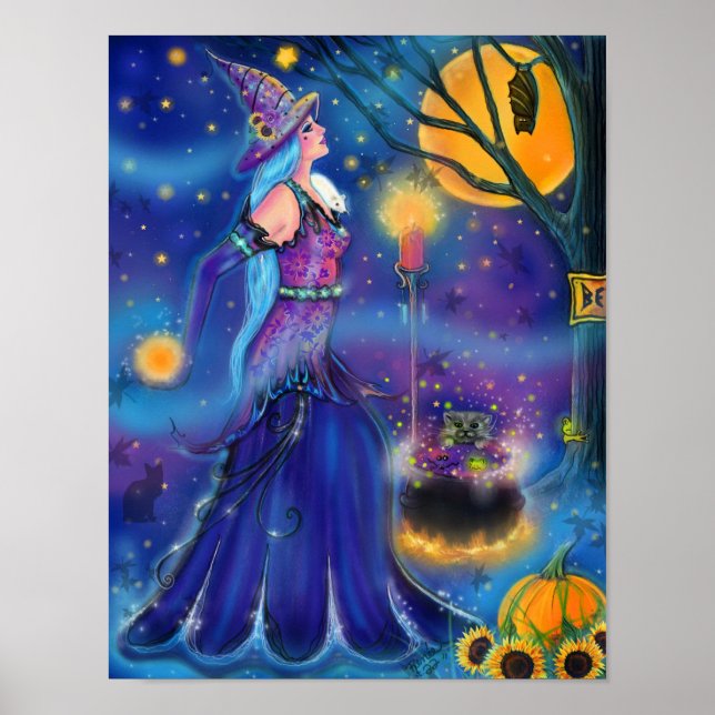 Strange Brew witch by Renee Lavoie  Poster (Front)