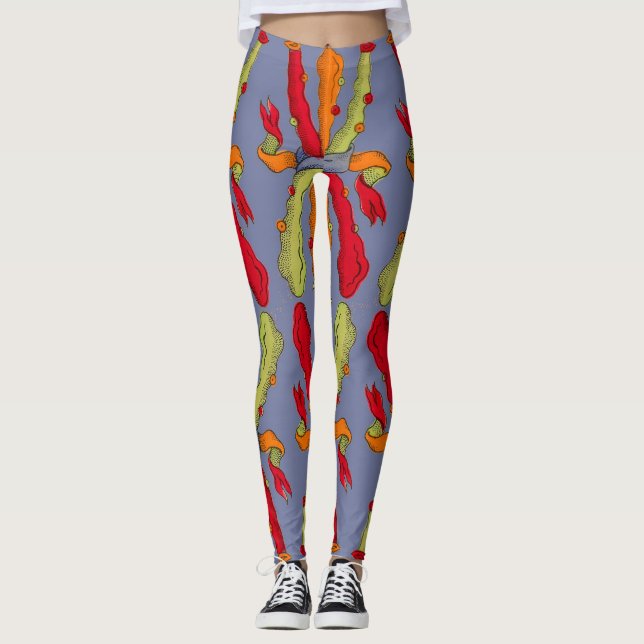strange bunch print leggings (Front)