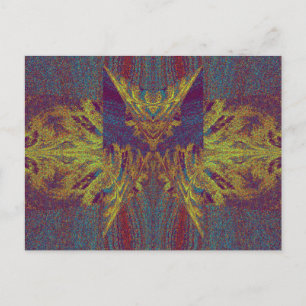 STRANGE BUTTERFLY 51 POSTCARD