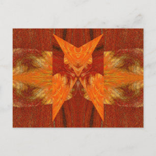 STRANGE BUTTERFLY 5 POSTCARD