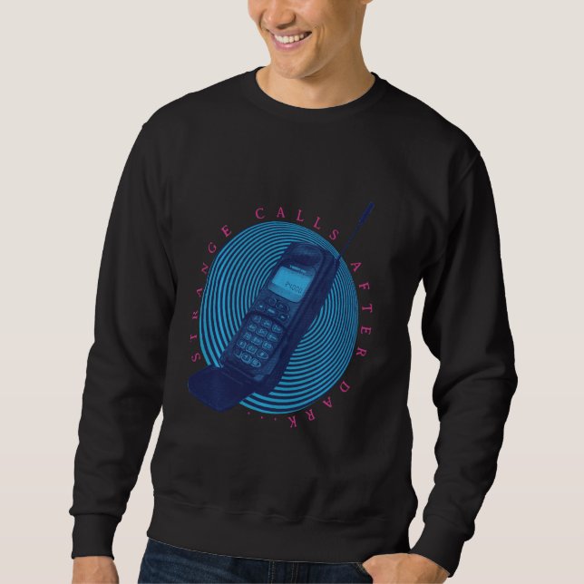 Strange Calls Psychedelic Aesthetic Sweatshirt (Front)