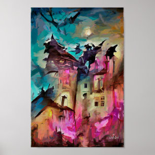 STRANGE CASTLE art and fantasy  poster