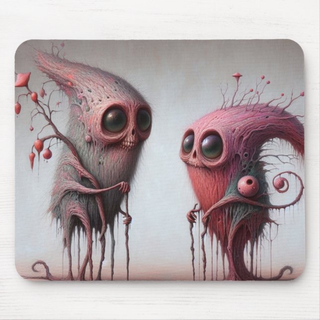 Strange creatures mouse pad (Front)