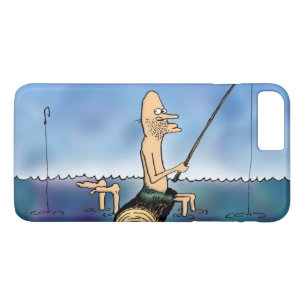 Strange Day Fishing Cartoon iPhone 8 Plus/7 Plus Case