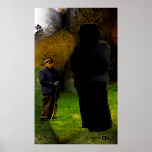 strange encounter  in woods poster (Front)