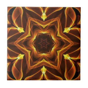  Strange/Exotic Design 03D~ Out Of The Crucible ~  Ceramic Tile