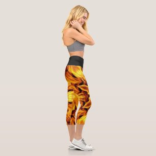Strange/Exotic Design 05A ~ Out Of The Crucible ~ Capri Leggings