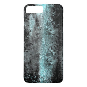 Strange fibrous texture in clear blue and black iPhone 8 plus/7 plus case