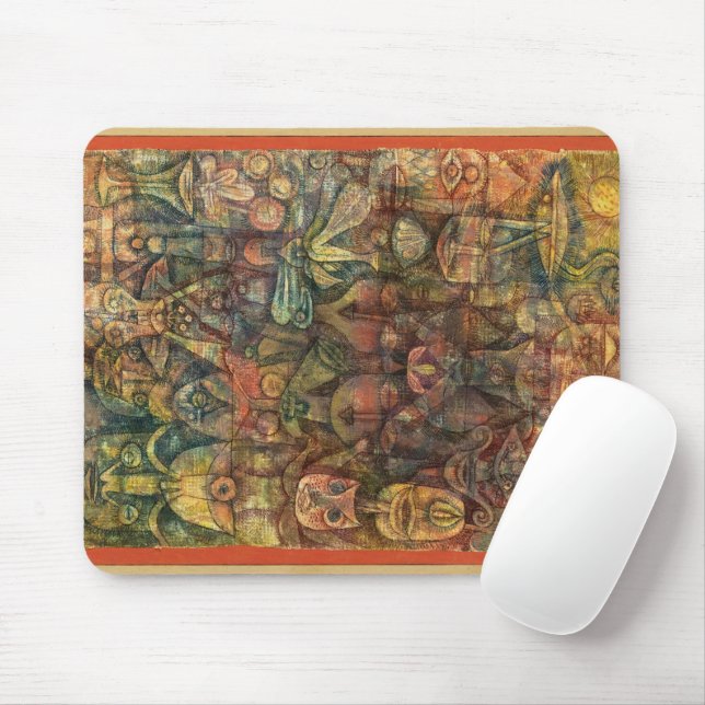 Strange Garden, 1923 by Paul Klee Mouse Pad (With Mouse)