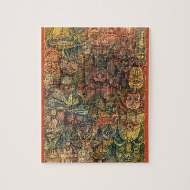 Strange Garden by Paul Klee Jigsaw Puzzle (Vertical)