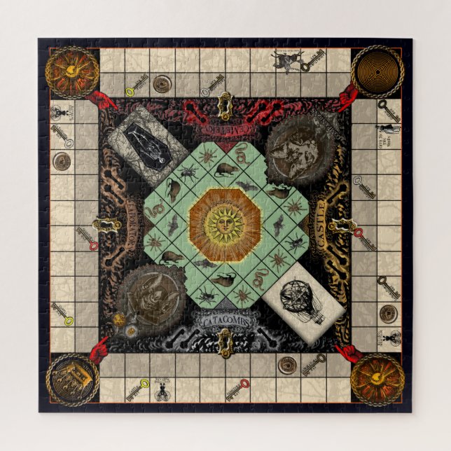 Strange Journey game board Jigsaw Puzzle (Vertical)