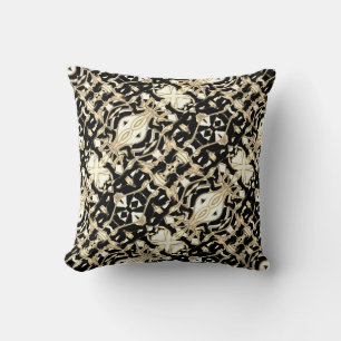 Strange mirrored beige and black, some clear fund cushion