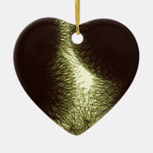 strange mystery 576 abstract art ceramic ornament (Front)