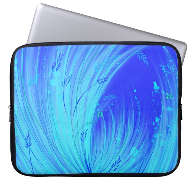 Strange ocean   laptop sleeve (Front)