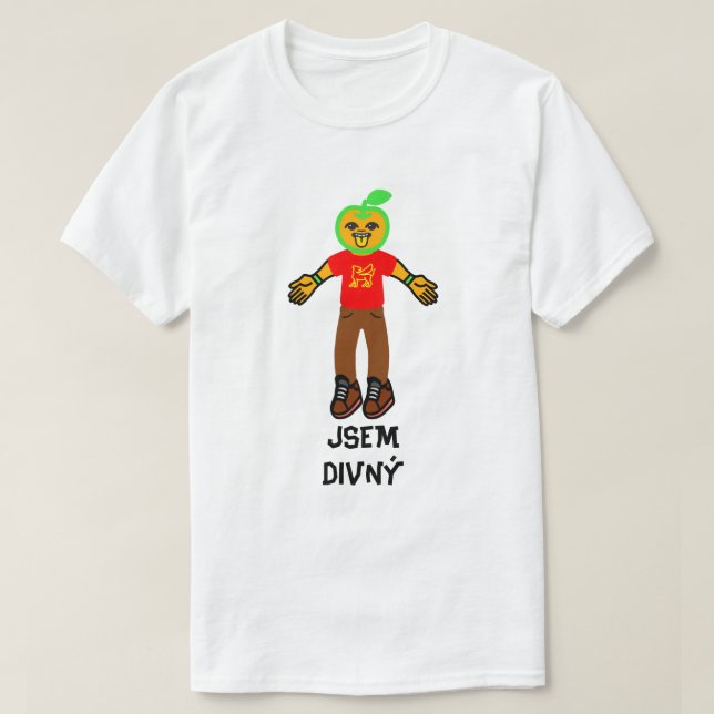 Strange person and Czech text jsem divný T-Shirt (Design Front)