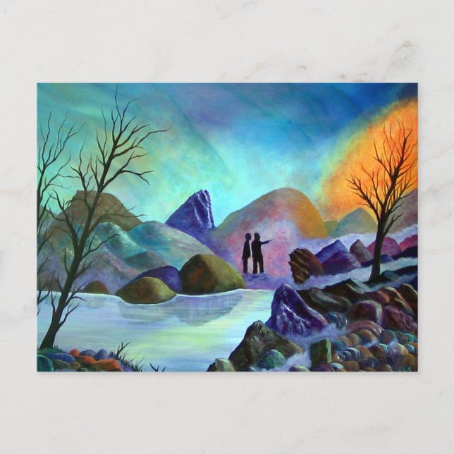 Strange Sighting - Weird Lights Postcard (Front)