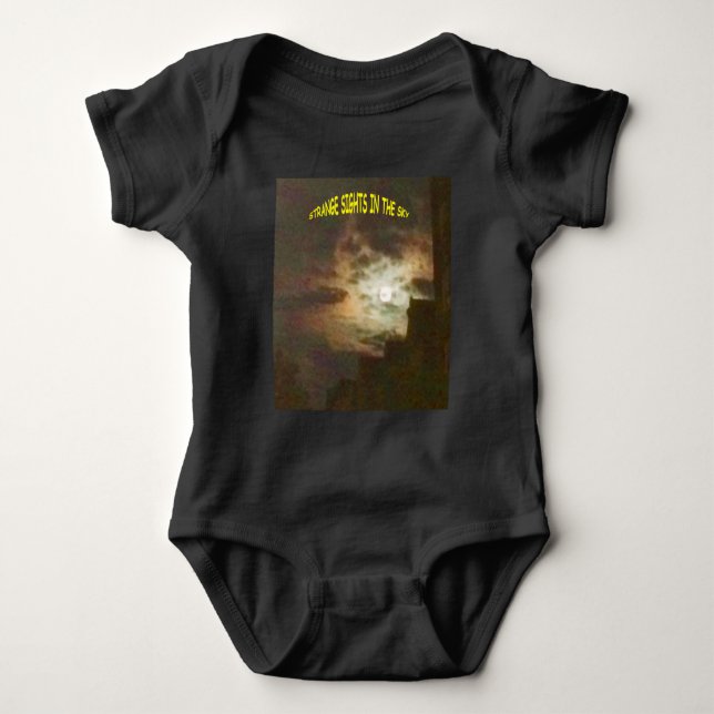 Strange Sights in the Sky Baby Bodysuit (Front)