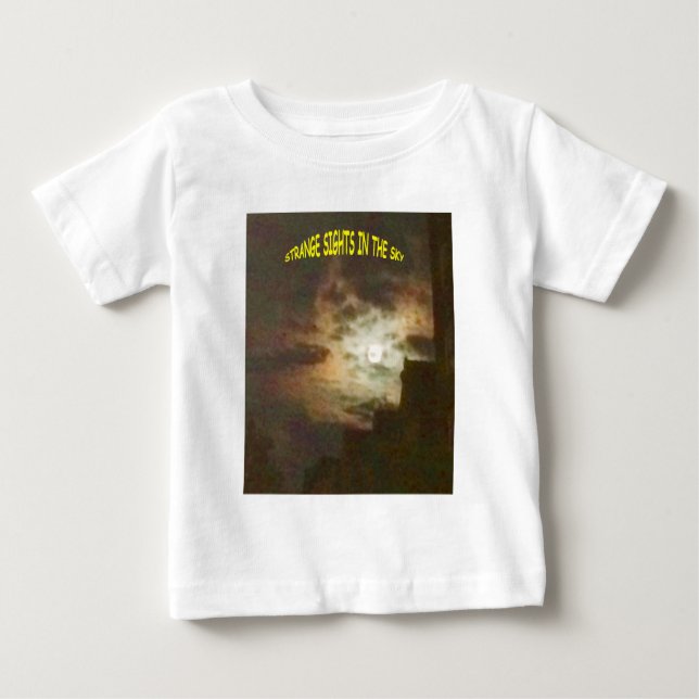Strange Sights in the Sky Baby T-Shirt (Front)