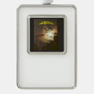 Strange Sights in the Sky Silver Plated Framed Ornament