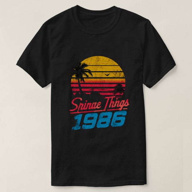 Strange Things Since 1985 Retro T-Shirt (Design Front)