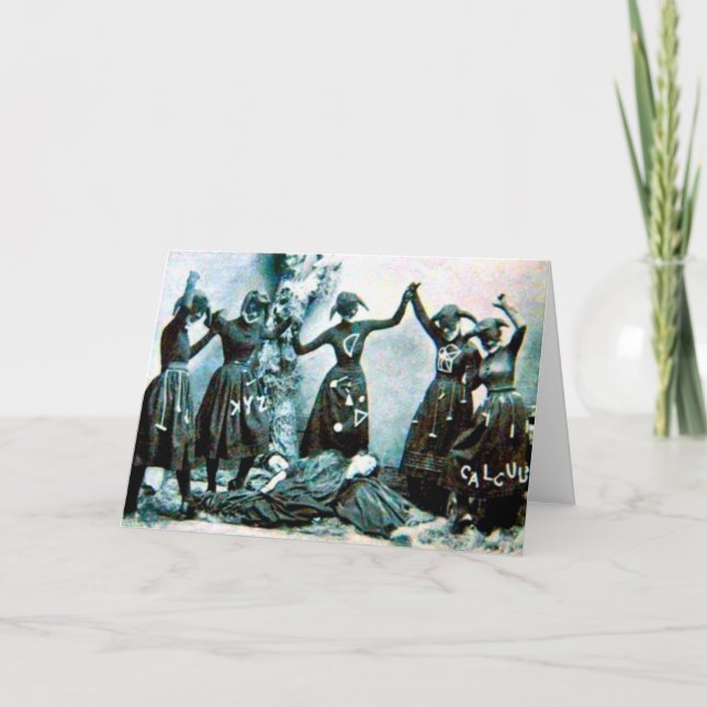 Strange Vintage Birthday Card (Front)