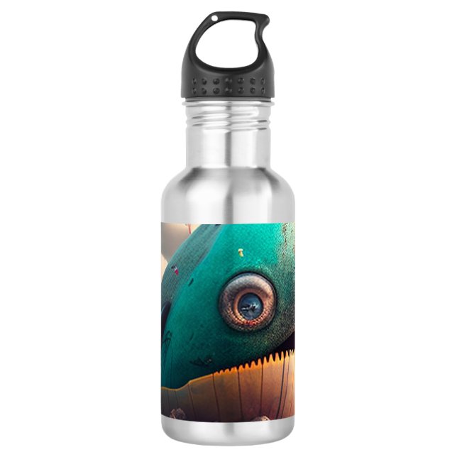 Strange Whale 710 Ml Water Bottle (Front)