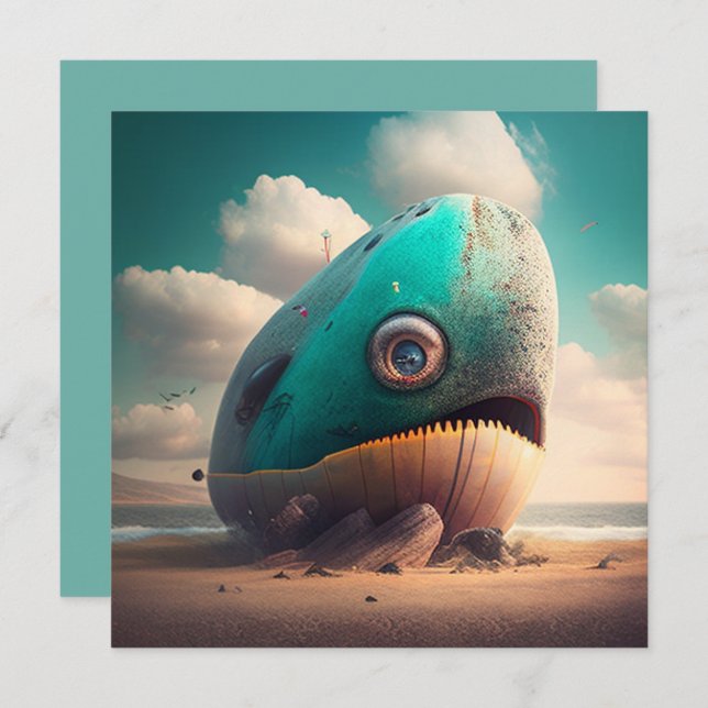 Strange Whale Card (Front/Back)