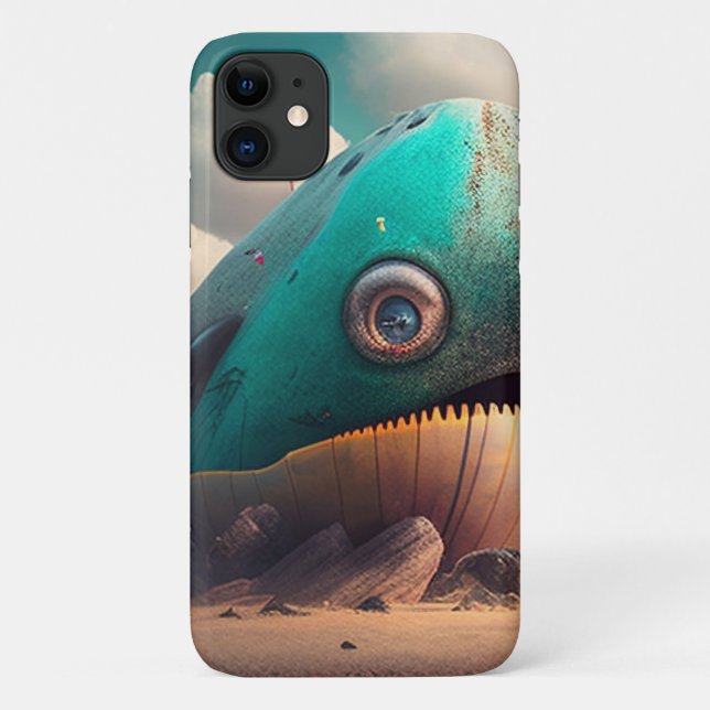 Strange Whale Case-Mate iPhone Case (Back)