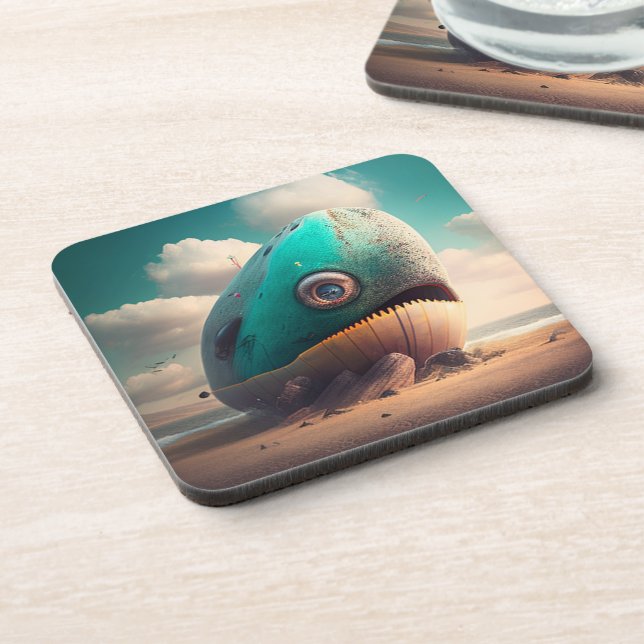 Strange Whale Coaster (Left Side)