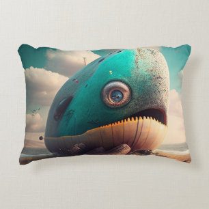 Strange Whale Decorative Cushion