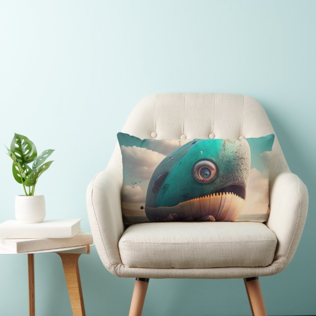Strange Whale Lumbar Cushion (Chair)