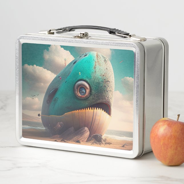 Strange Whale Metal Lunch Box (In Situ)