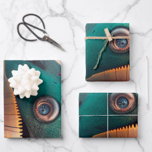 Strange Whale Wrapping Paper Sheet