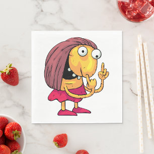Strange Woman Paper Napkins
